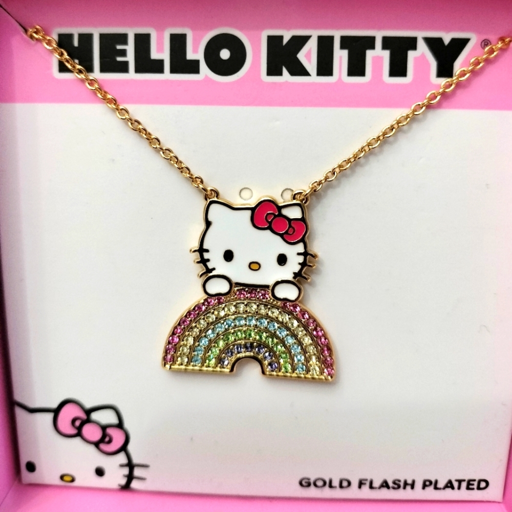 Hello Kitty Rainbow Necklace 18"